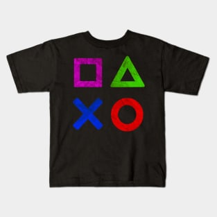 Controller Buttons Kids T-Shirt